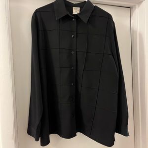 Black long sleeve blouse